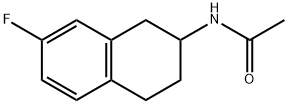 N-(7-Fluoro-1,2,3,4-tetrahydronaphthalen-2-yl)-acetamide Struktur