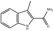 3-Methyl-1H-indole-2-carboxamide Struktur