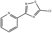 2-(5-Chloro-[1,2,4]thiadiazol-3-yl)-pyridine Struktur