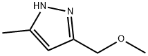 3-(Methoxymethyl)-5-methyl-1H-pyrazole Struktur