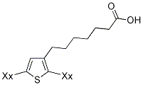 POLY [3-(6-CARBOXYHEXYL)THIOPHENE-2,5-DIYL] Struktur