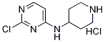 2-CHLORO-N-PIPERIDIN-4-YLPYRIMIDIN-4-AMINEHYDROCHLORIDE Struktur