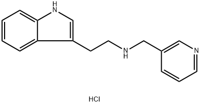 2-(1H-INDOL-3-YL)-ETHYL]-PYRIDIN-3-YLMETHYL-AMINE HYDROCHLORIDE Struktur