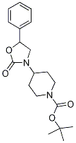 tert-butyl 4-(2-oxo-5-phenyl-1,3-oxazolidin-3-yl)piperidine-1-carboxylate Struktur