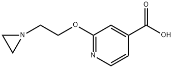 2-(2-aziridin-1-ylethoxy)isonicotinic acid Struktur