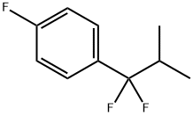 1-(1,1-DIFLUORO-2-METHYLPROPYL)-4-FLUOROBENZENE Struktur