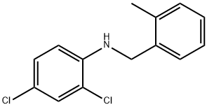 2,4-Dichloro-N-(2-methylbenzyl)aniline Struktur