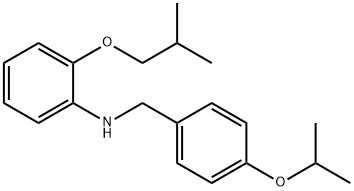 2-Isobutoxy-N-(4-isopropoxybenzyl)aniline Struktur