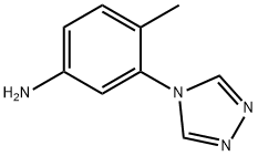 4-Methyl-3-(4H-1,2,4-triazol-4-yl)aniline Struktur