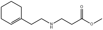 Methyl 3-{[2-(1-cyclohexen-1-yl)ethyl]-amino}propanoate Struktur