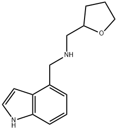 N-(1H-Indol-4-ylmethyl)-N-(tetrahydrofuran-2-ylmethyl)amine Struktur