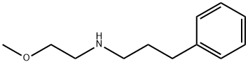 N-(2-Methoxyethyl)-3-phenyl-1-propanamine Struktur