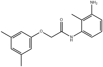 N-(3-Amino-2-methylphenyl)-2-(3,5-dimethylphenoxy)acetamide Struktur