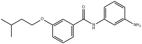 N-(3-Aminophenyl)-3-(isopentyloxy)benzamide Struktur