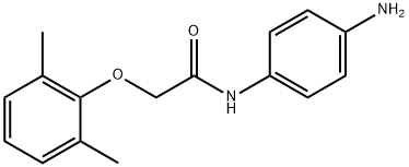 N-(4-Aminophenyl)-2-(2,6-dimethylphenoxy)acetamide Struktur