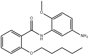 N-(5-Amino-2-methoxyphenyl)-2-(pentyloxy)benzamide Struktur