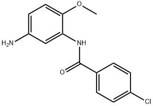 N-(5-Amino-2-methoxyphenyl)-4-chlorobenzamide Struktur