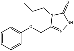 5-(phenoxymethyl)-4-propyl-4H-1,2,4-triazole-3-thiol Struktur