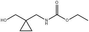 ethyl {[1-(hydroxymethyl)cyclopropyl]methyl}carbamate Struktur