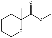 methyl 2-methyltetrahydro-2H-pyran-2-carboxylate Struktur