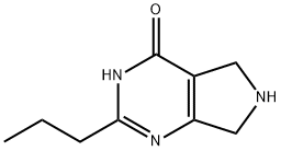 2-Propyl-6,7-dihydro-5H-pyrrolo-[3,4-d]pyrimidin-4-ol Struktur