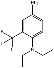 N-1,N-1-Diethyl-2-(trifluoromethyl)-1,4-benzenediamine Struktur