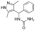 [(3,5-Dimethyl-1H-pyrazol-4-yl)-phenyl-methyl]-urea Struktur