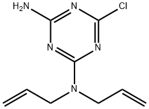 N2,N2-Diallyl-6-chloro-1,3,5-triazine-2,4-diamine Struktur