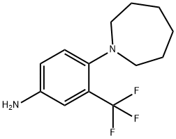 4-(1-Azepanyl)-3-(trifluoromethyl)aniline Struktur