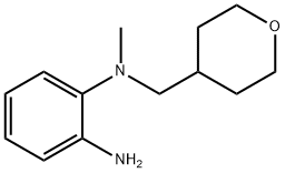 N~1~-methyl-N~1~-(tetrahydro-2H-pyran-4-ylmethyl)-1,2-benzenediamine Struktur