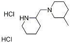 3-Methyl-1-(2-piperidinylmethyl)piperidinedihydrochloride Struktur