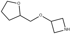 3-(Tetrahydro-2-furanylmethoxy)azetidine Struktur