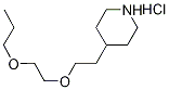 4-[2-(2-Propoxyethoxy)ethyl]piperidinehydrochloride Struktur