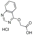 (Quinazolin-4-yloxy)-acetic acid hydrochloride Struktur