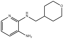 N2-(Tetrahydro-2H-pyran-4-ylmethyl)-2,3-pyridinediamine Struktur