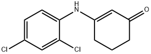 2-cyclohexen-1-one, 3-[(2,4-dichlorophenyl)amino]- Struktur