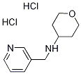 (pyridin-3-ylmethyl)tetrahydro-2H-pyran-4-ylamine Struktur