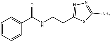 benzamide, N-[2-(5-amino-1,3,4-thiadiazol-2-yl)ethyl]- Struktur