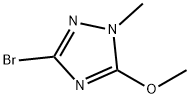 3-Bromo-5-methoxy-1-methyl-1H-1,2,4-triazole Struktur