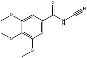 N-Cyano-3,4,5-trimethoxybenzamide Struktur