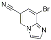 8-Bromoimidazo[1,2-a]pyridine-6-carbonitrile Struktur