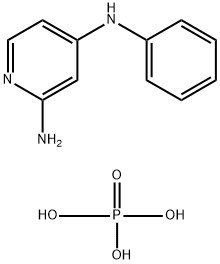 N4-Phenyl-2,4-pyridinediamine phosphate Struktur