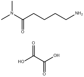 5-Amino-N,N-dimethylpentanamide oxalic acid salt Struktur