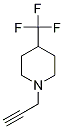 1-Prop-2-ynyl-4-(trifluoromethyl)piperidine Struktur