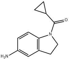 1-(Cyclopropylcarbonyl)indolin-5-amine Struktur