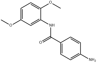 4-AMINO-N-(2,5-DIMETHOXYPHENYL)BENZAMIDE Struktur