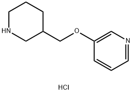 3-[(3-PYRIDINYLOXY)METHYL]PIPERIDINEDIHYDROCHLORIDE Struktur