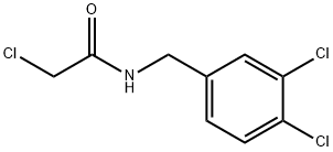 2-CHLORO-N-(3,4-DICHLOROBENZYL)ACETAMIDE Struktur