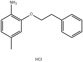 4-METHYL-2-(PHENETHYLOXY)ANILINE HYDROCHLORIDE Struktur