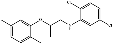 2,5-Dichloro-N-[2-(2,5-dimethylphenoxy)-propyl]aniline Struktur